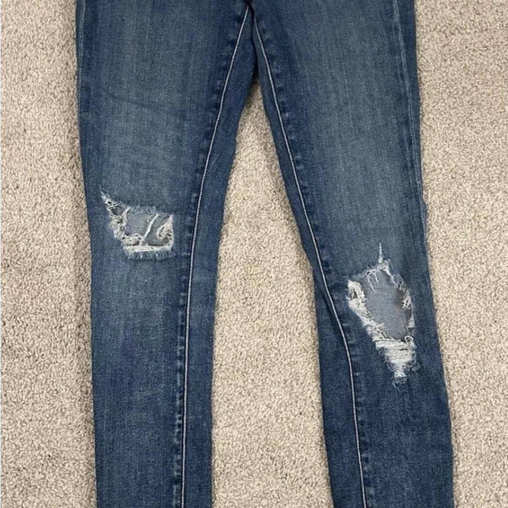 Express Women's Mid Rise Skinny Jeans 6L